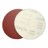 High Quality Aluminum Oxide Round Abrasive hook and loop backing Sanding Disc